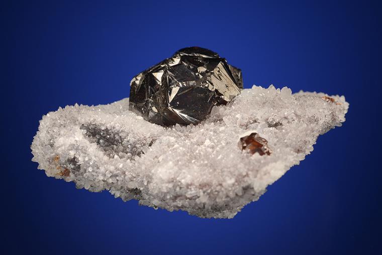SPHALERITE on QUARTZ
